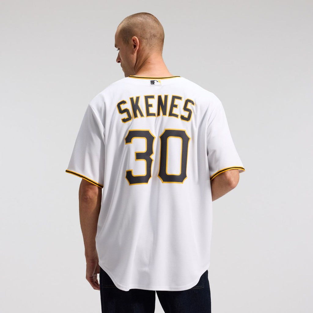 Men's Pittsburgh Pirates Paul Skenes White Home Replica Player Jersey