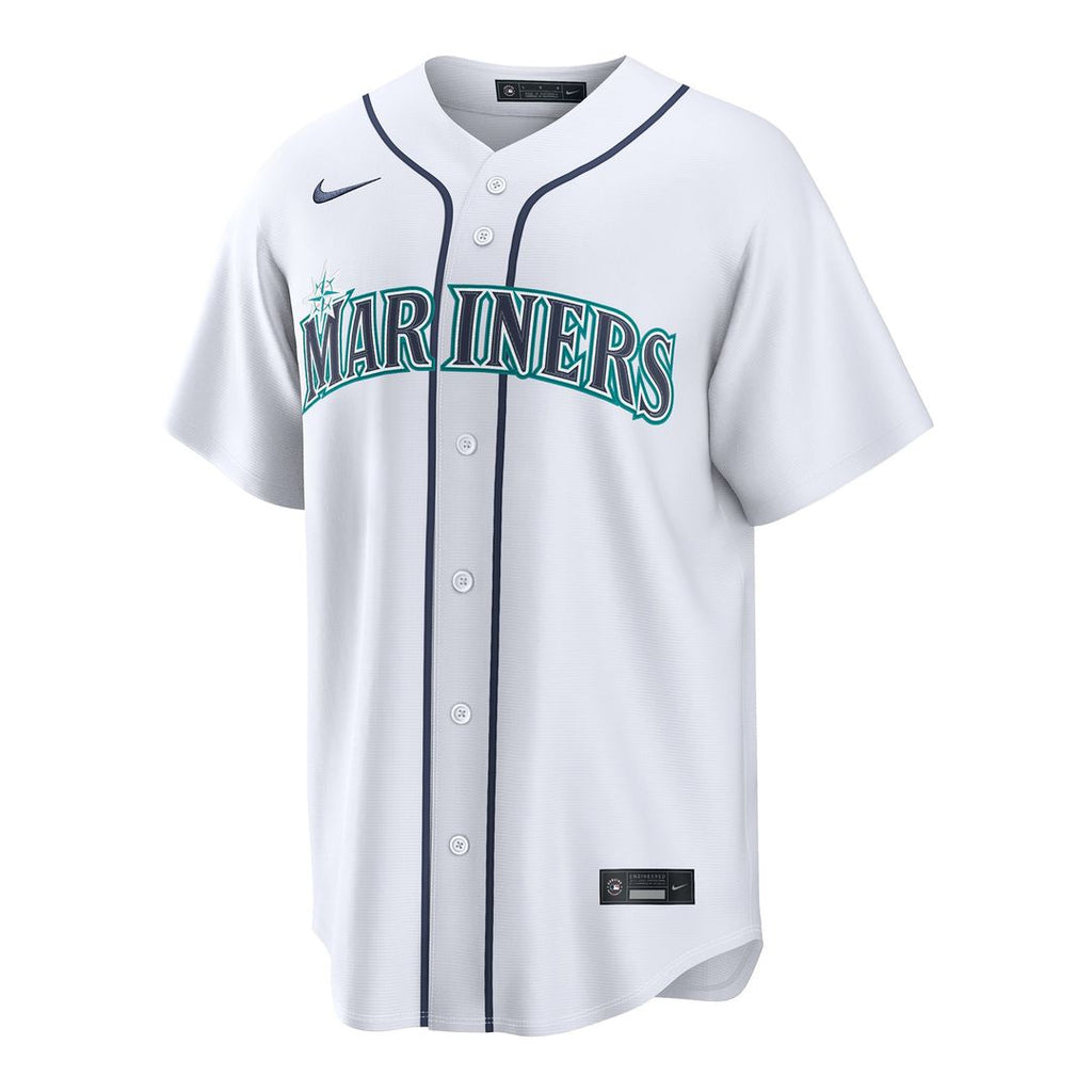 Men's Seattle Mariners Dominic Canzone White Home Replica Jersey