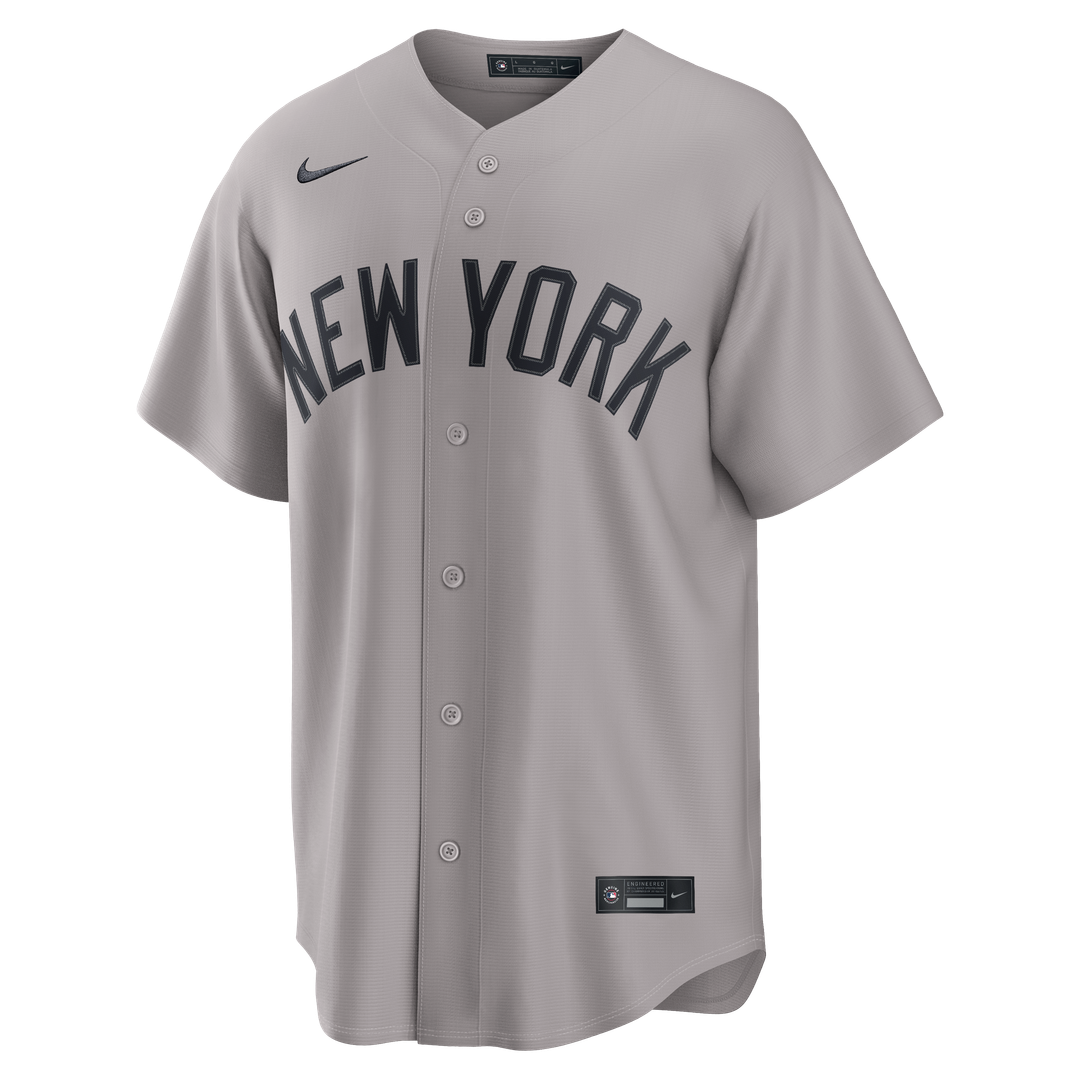 Men's New York Yankees Aaron Judge Gray Road Replica Jersey