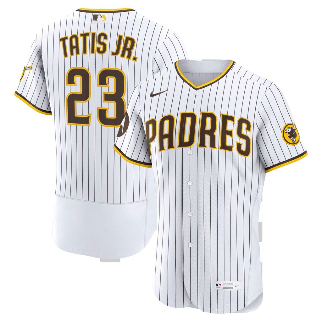 Men's San Diego Padres Fernando Tatis Jr. Sand Alternate Sponsor Patch Jersey