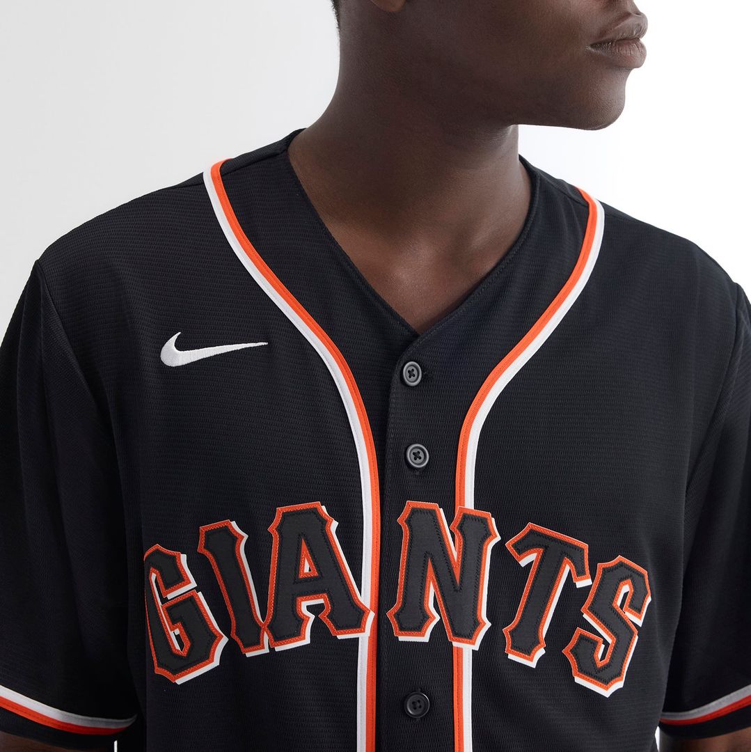 Men's San Francisco Giants Jung Hoo Lee Fashion Replica Black Out Jersey