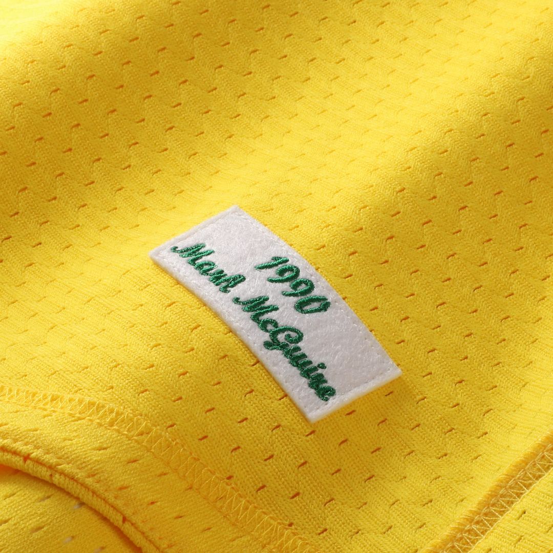 Men's Athletics Mark McGwire Gold Batting Practice Jersey
