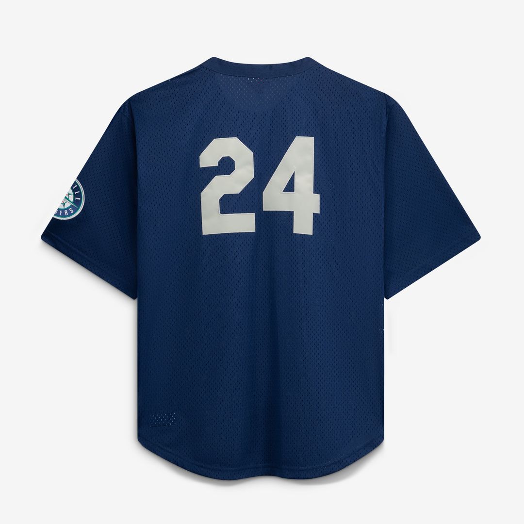Men's Seattle Mariners Ken Griffey Jr. it Royal Big & Tall Mesh Batting Practice Jersey