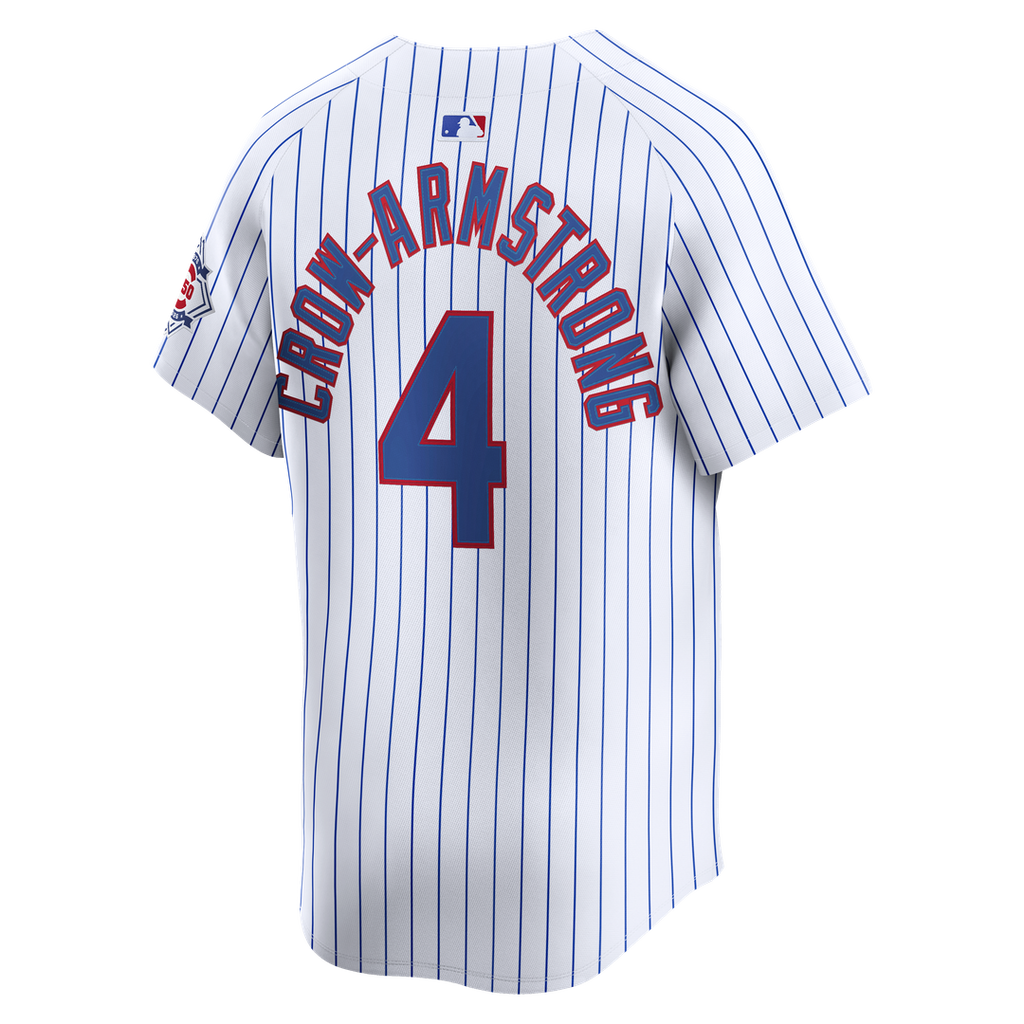 Men's Chicago Cubs Pete Crow-Armstrong White 150th Anniversary Jersey