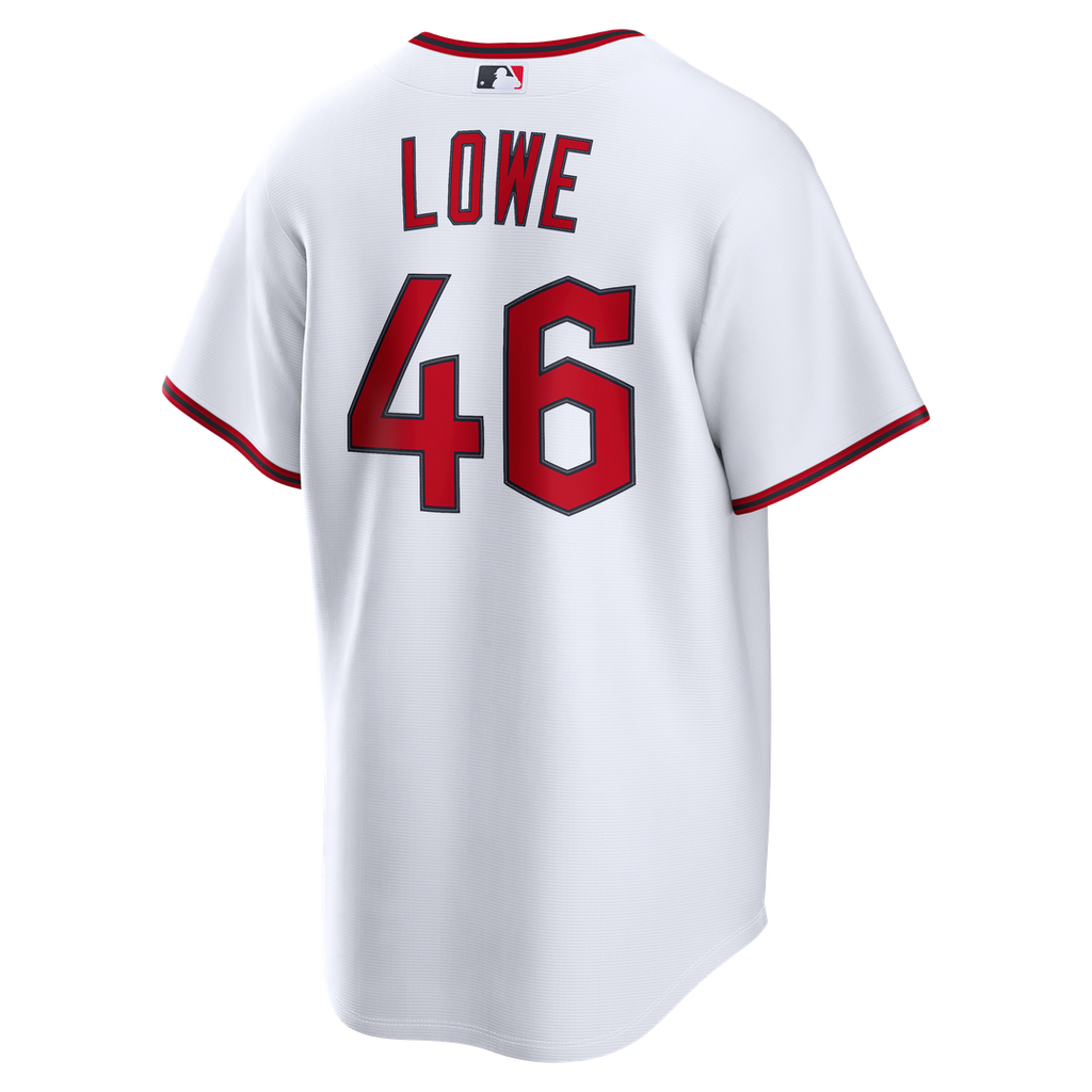 Men's Cleveland Guardians Nathaniel Lowe White Home Replica Jersey