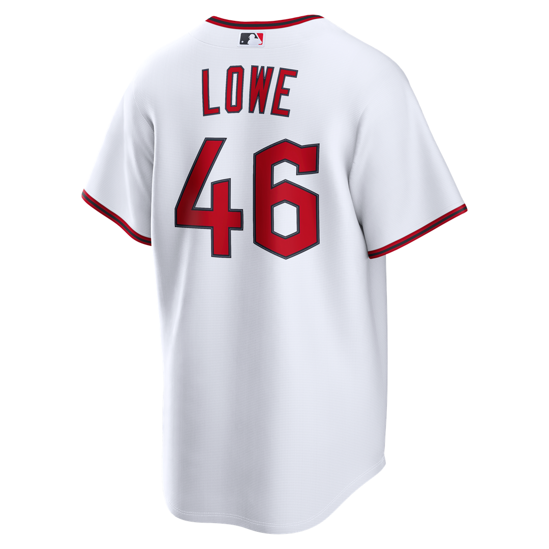 Men's Cleveland Guardians Nathaniel Lowe White Home Replica Jersey