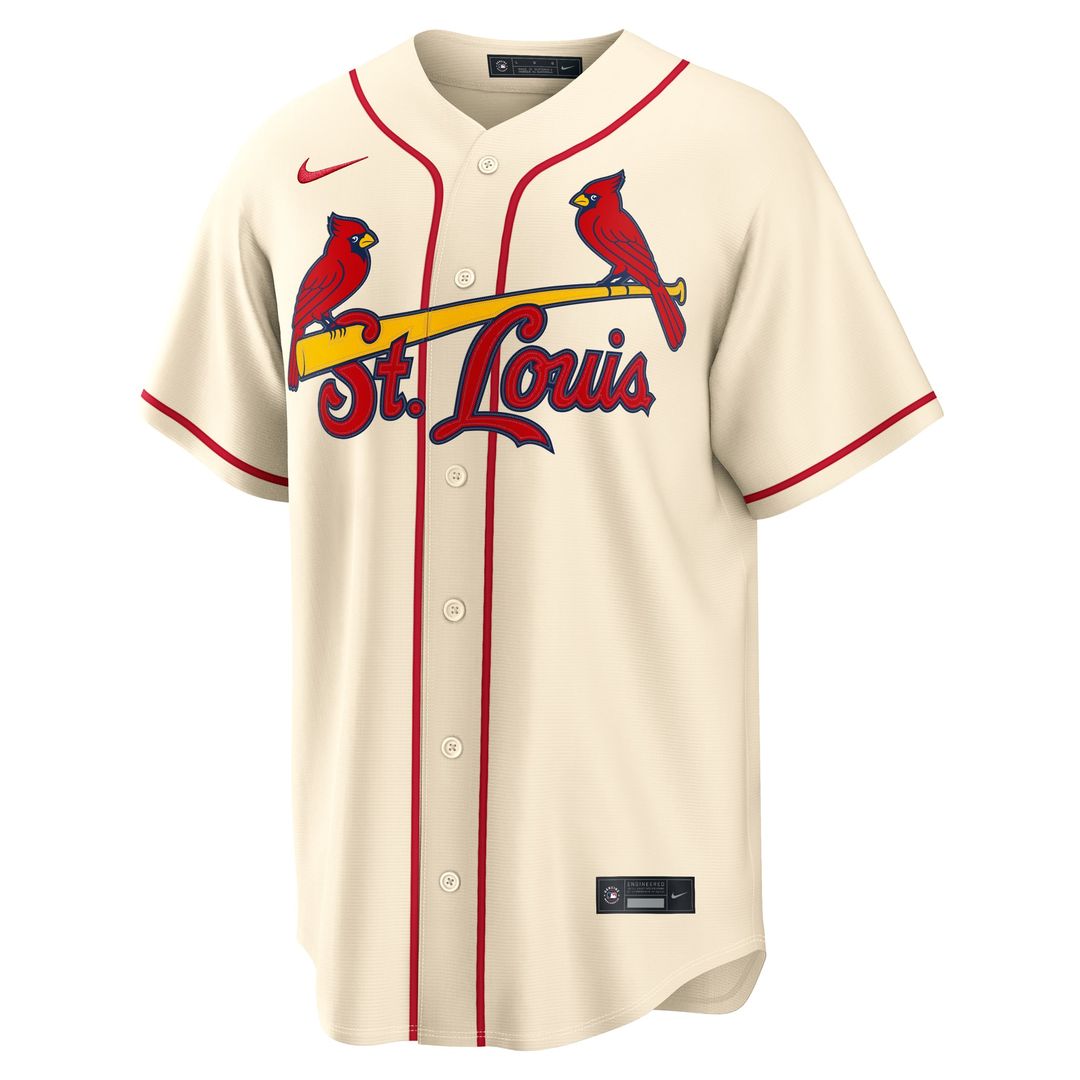 Men's St. Louis Cardinals Masyn Winn Light Blue Alternate Replica Jersey