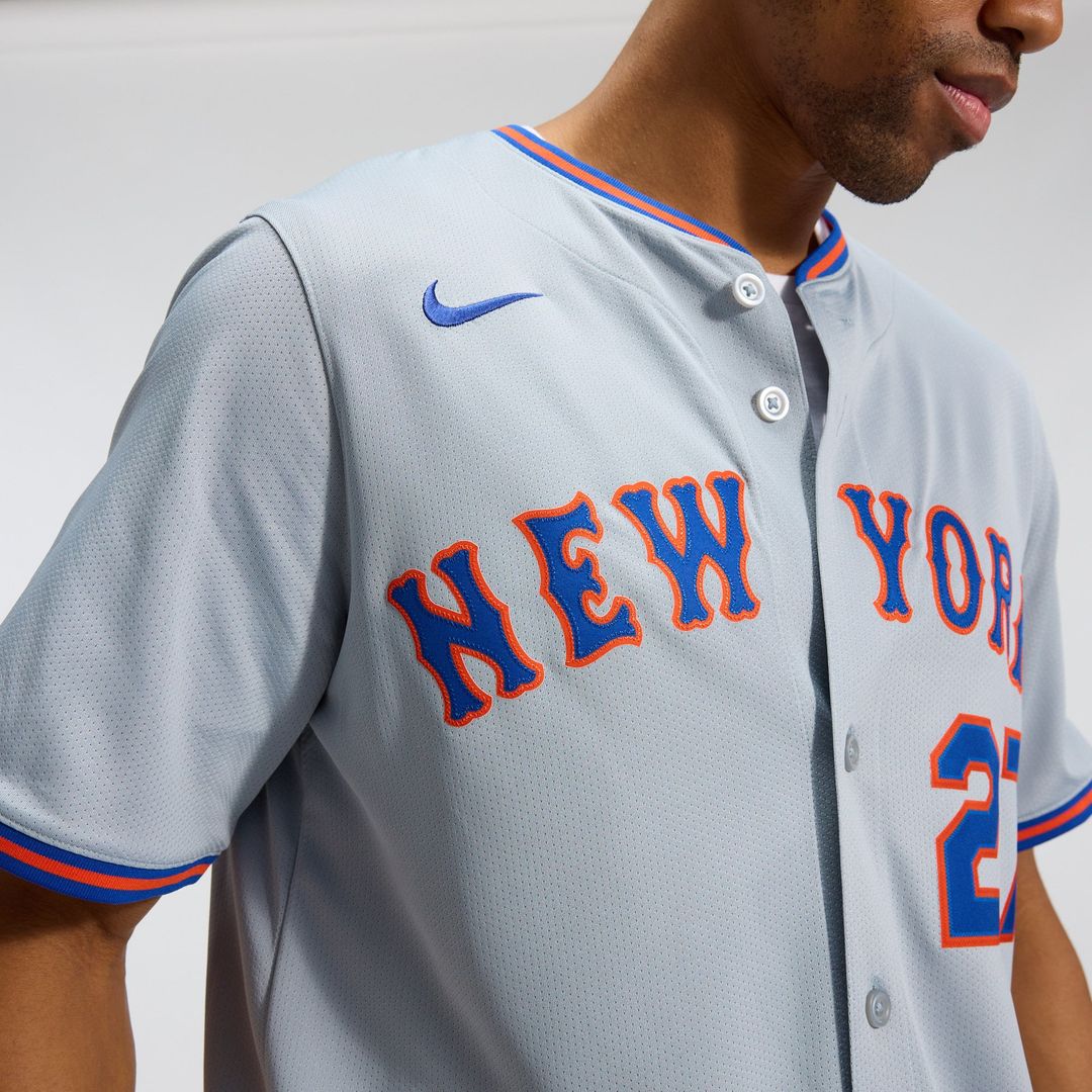 Men's New York Mets Mark Vientos Gray All-Star Jersey