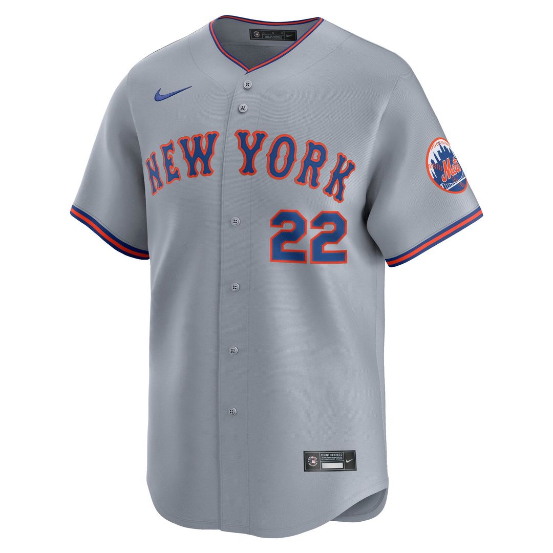 Men's New York Mets Juan Soto Gray Road Player Jersey