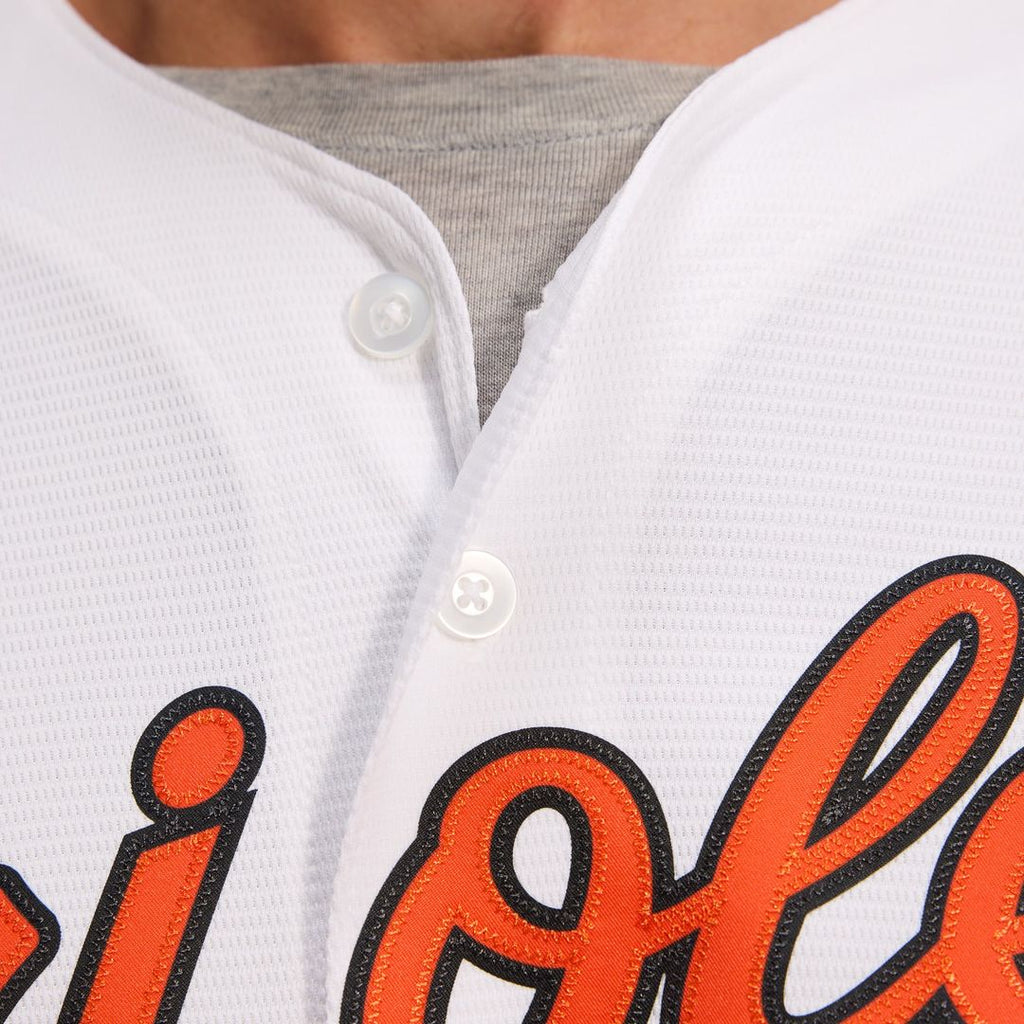 Men's Baltimore Orioles White Home Replica Team Jersey