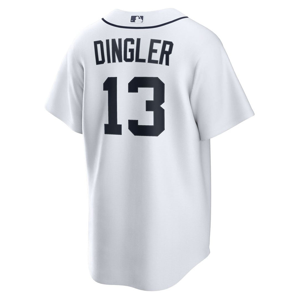 Men's Detroit Tigers Dillon Dingler White Home Replica Jersey