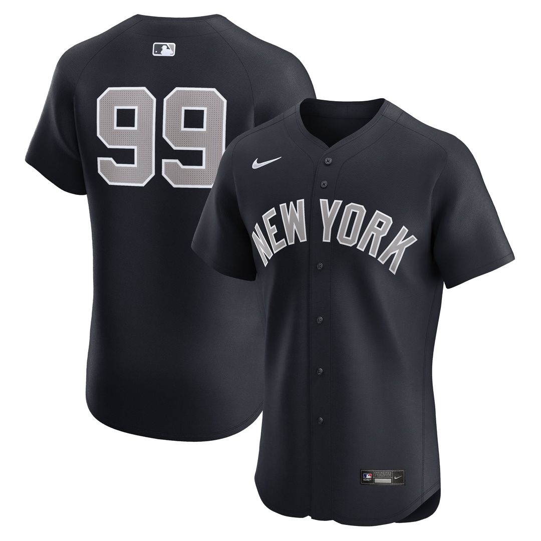 Men's New York Yankees Aaron Judge Navy Alternate 1 Elite Player Jersey