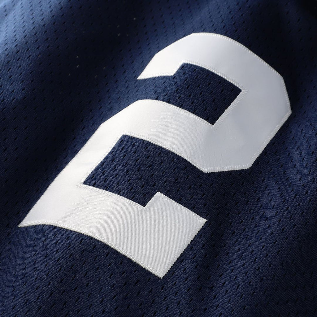 Men's New York Yankees Derek Jeter Navy Mesh Batting Practice Button-Up Jersey