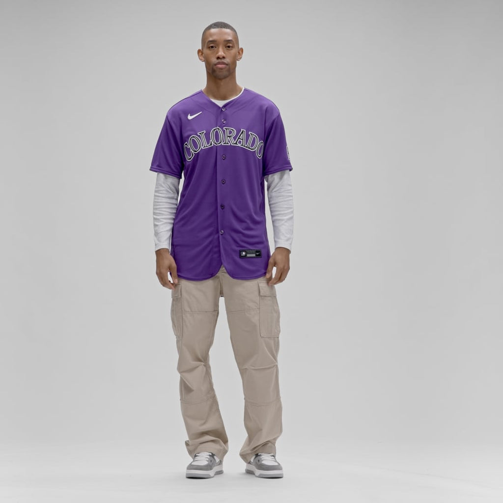 Men's Colorado Rockies Purple Alternate Jersey