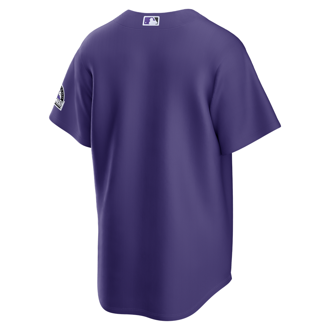 Men's Colorado Rockies Purple Alternate Stadium Jersey