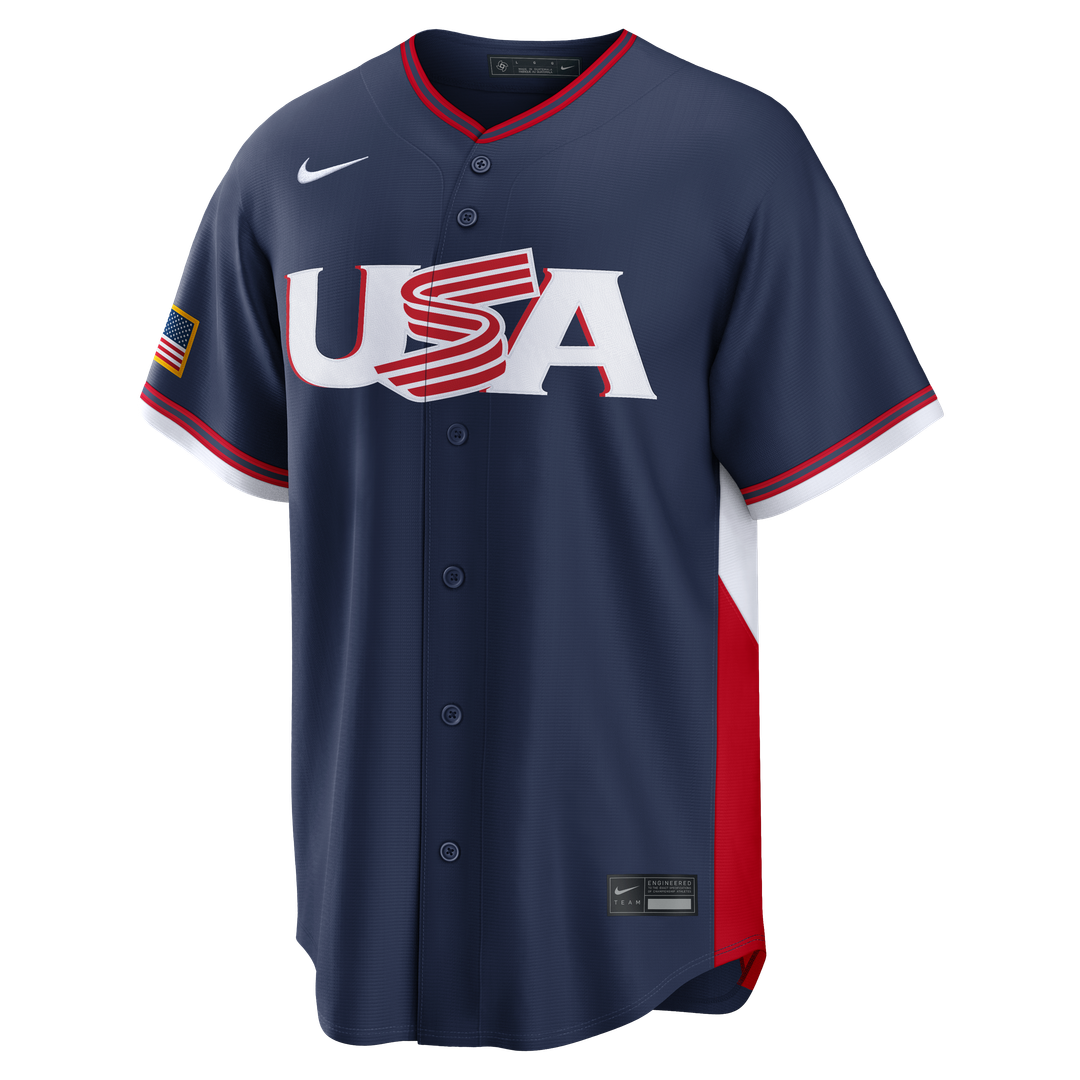 Men's USA Baseball Alex Bregman White 2026 World Baseball Classic Home Stadium Jersey