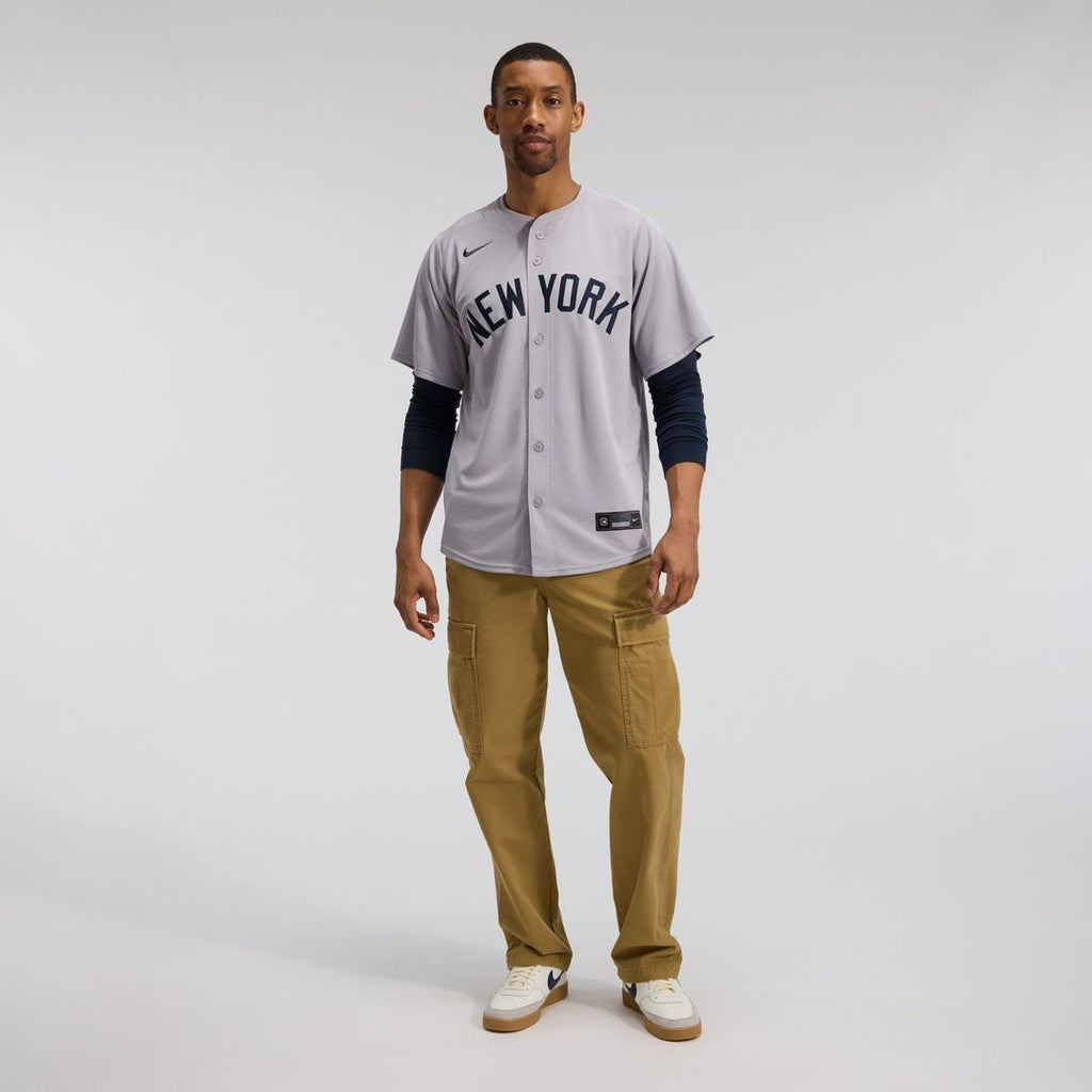 Men's New York Yankees Aaron Judge Gray Road Player Jersey