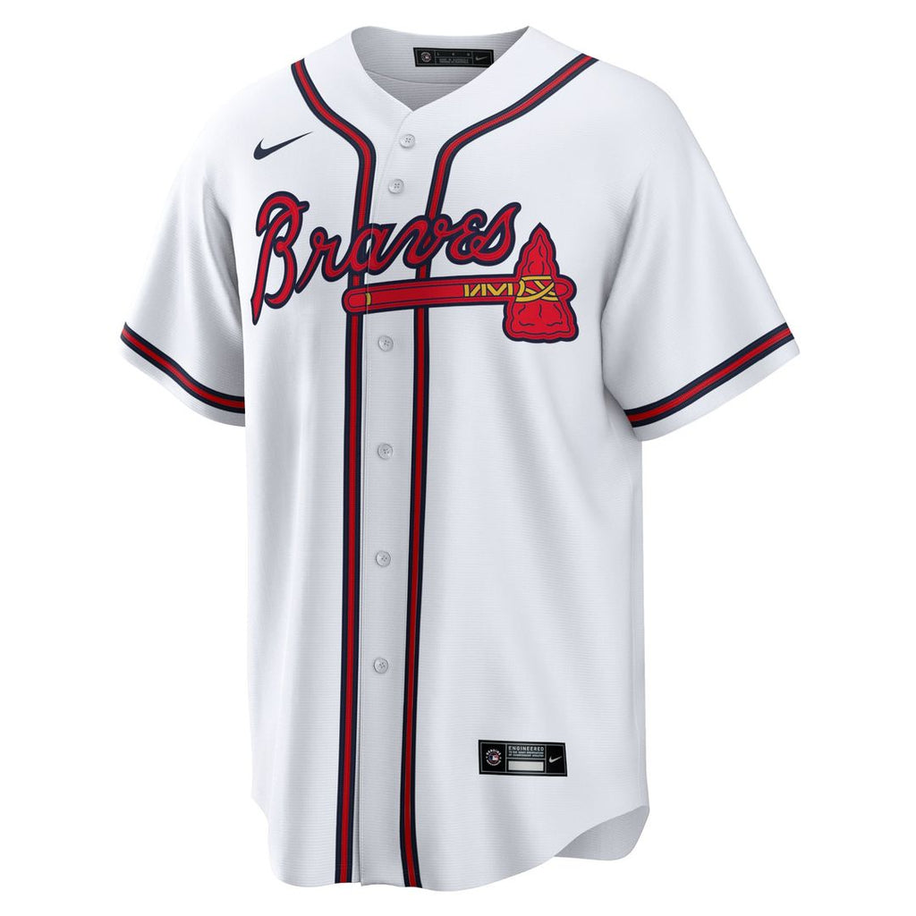 Men's Atlanta Braves Spencer Strider White Replica Player Jersey