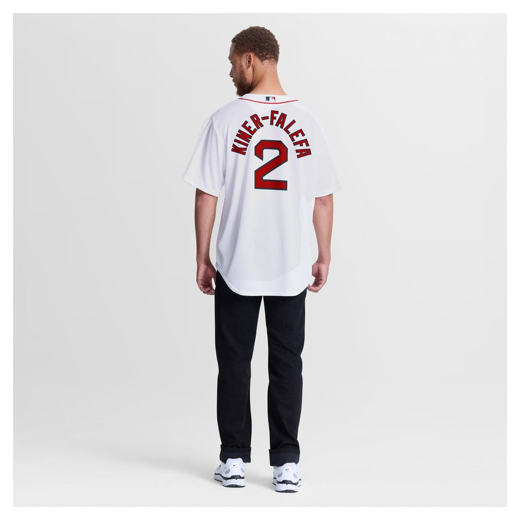 Men's Boston Red Sox Isiah Kiner-Falefa White Home Replica Jersey