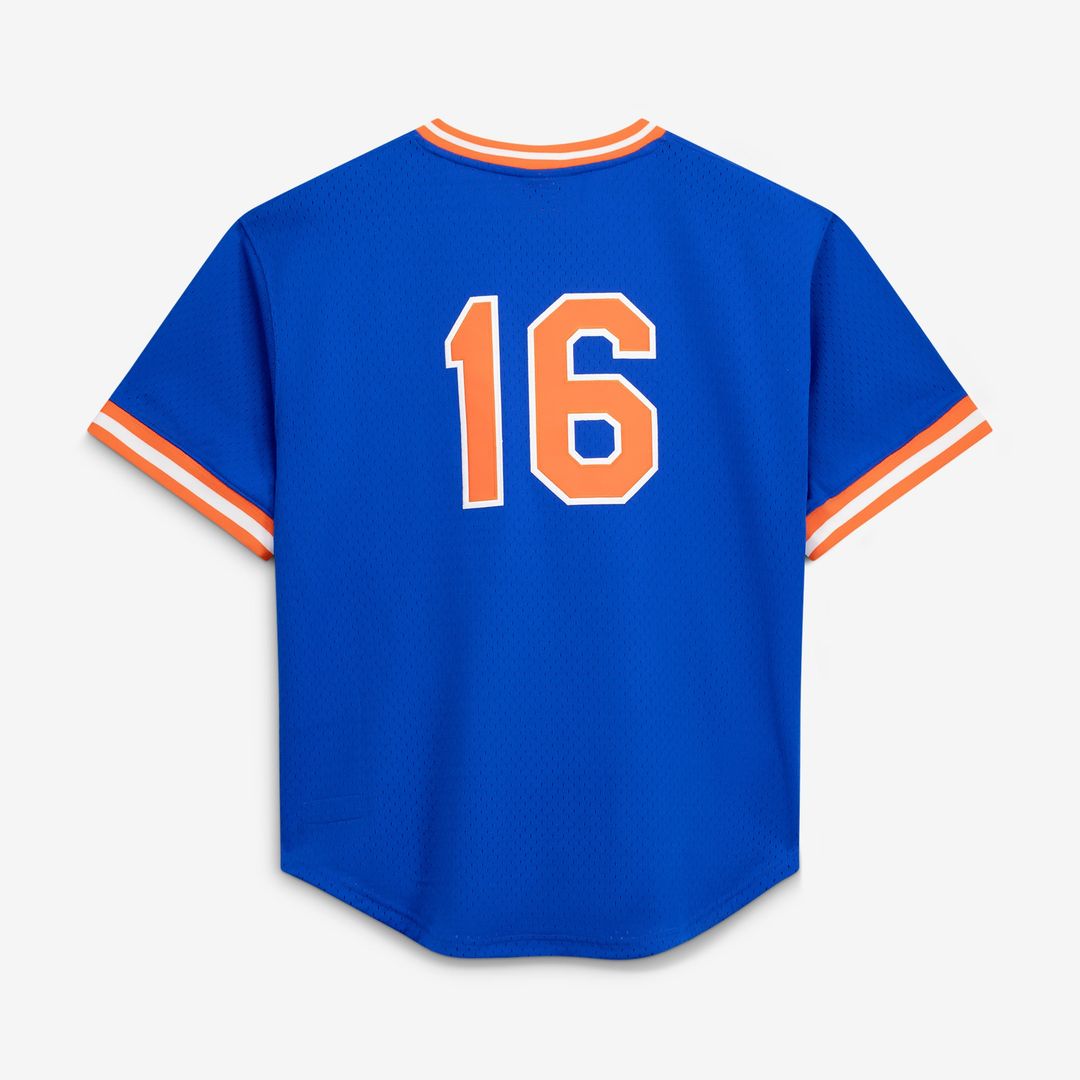 Men's New York Mets Dwight Gooden Royal Batting Practice Jersey