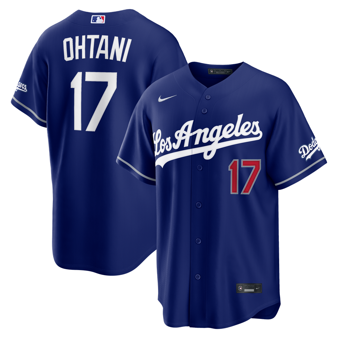 Men's Los Angeles Dodgers Shohei Ohtani Royal Alternate Stadium Jersey