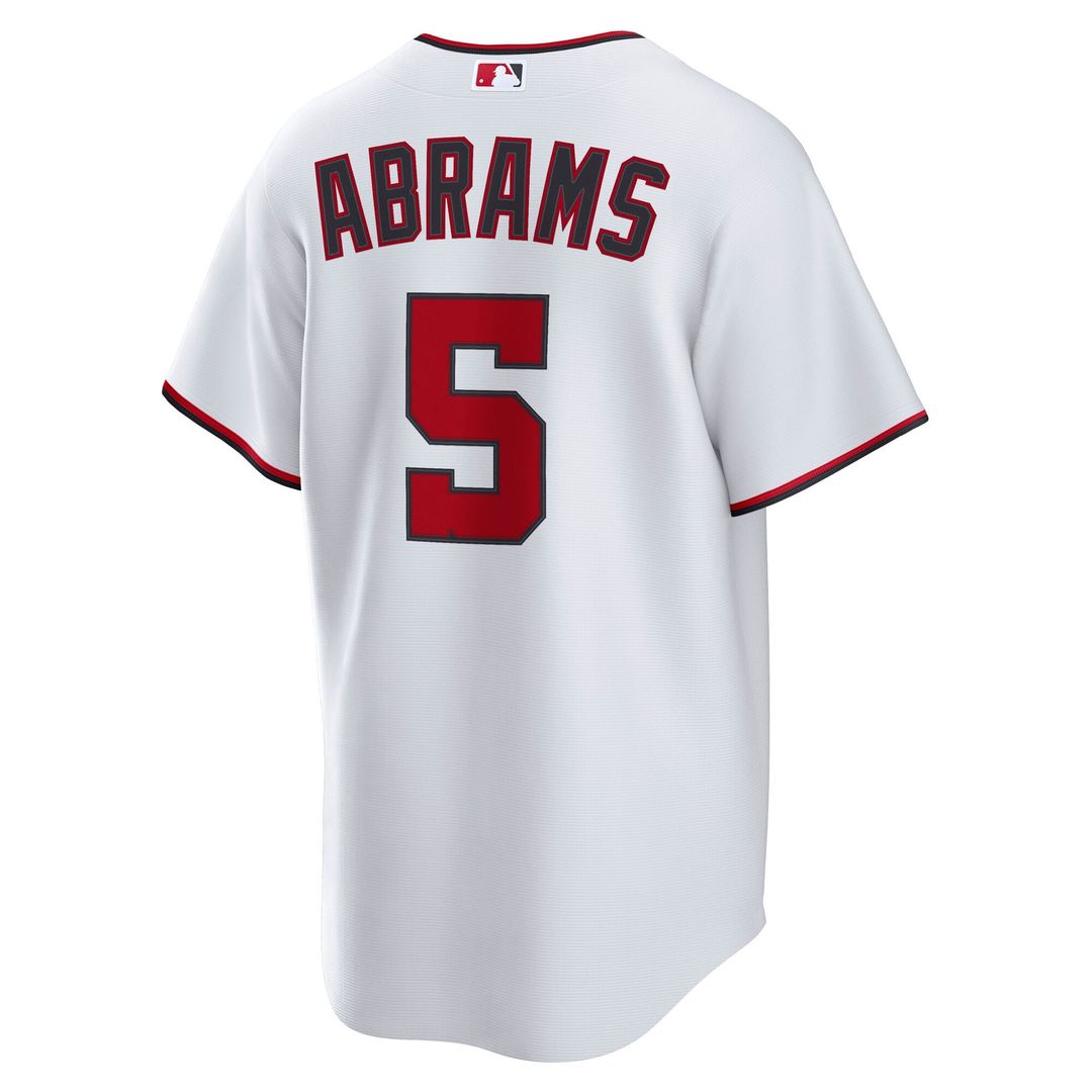 Men's Washington Nationals CJ Abrams White Home Replica Jersey