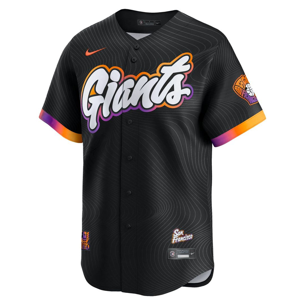 Men's San Francisco Giants Anthracite 2025 City Connect Jersey