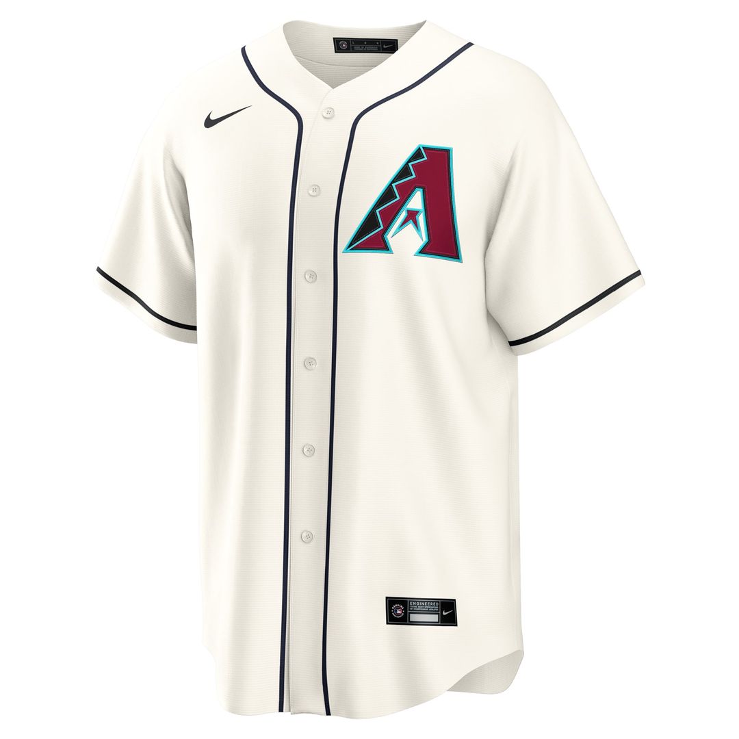 Men's Arizona Diamondbacks Cream Home Replica Jersey