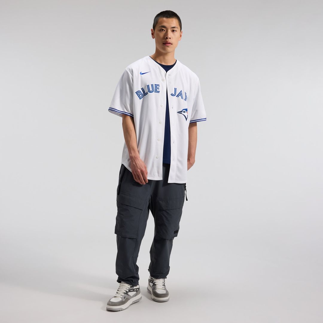 Men's Toronto Blue Jays Trey Yesavage White Home Replica Jersey