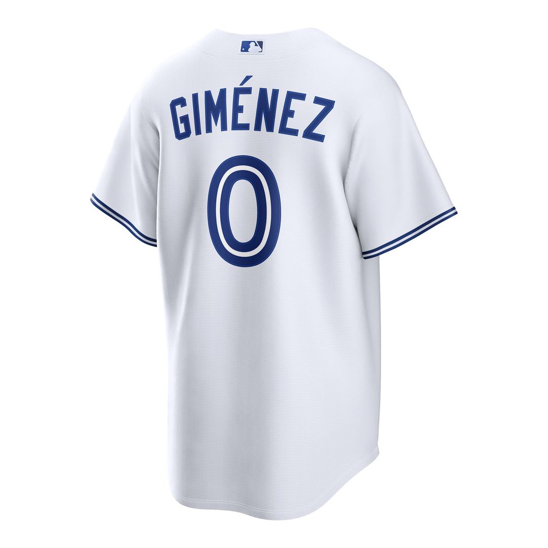 Men's Toronto Blue Jays Andrés Giménez White Home Replica Jersey