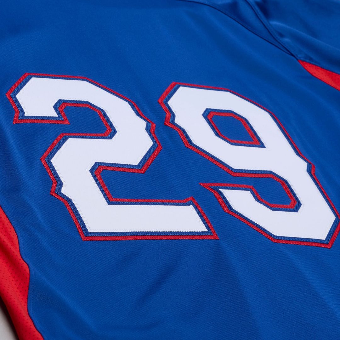 Men's Texas Rangers Adrian Beltre Royal Mesh Batting Practice Button-Up Jersey