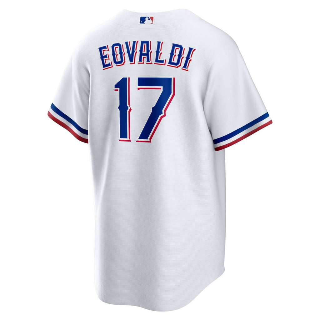 Men's Texas Rangers Nathan Eovaldi White Home Replica Player Jersey