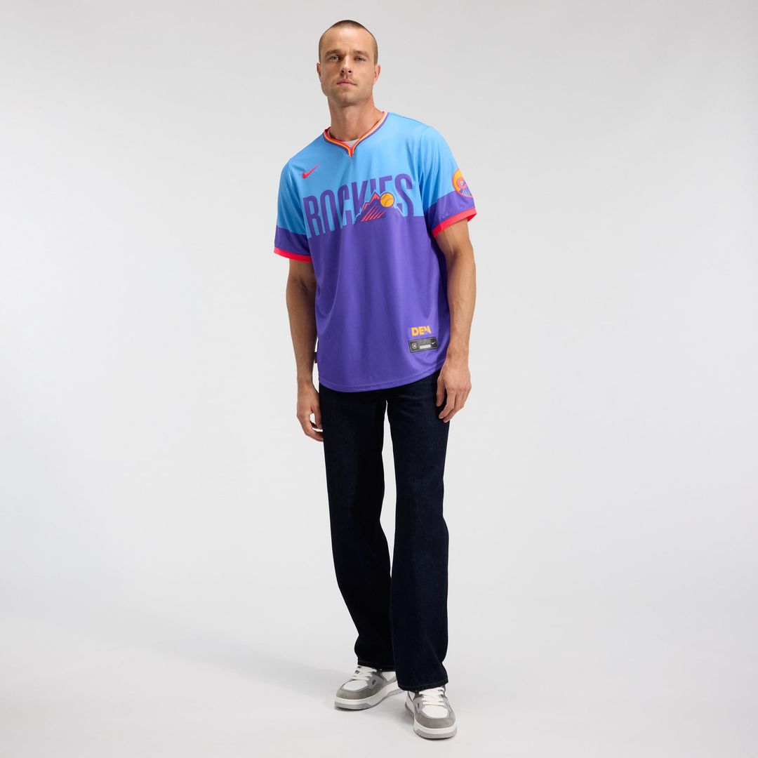 Men's Colorado Rockies Purple/Light Blue 2025 City Connect Jersey