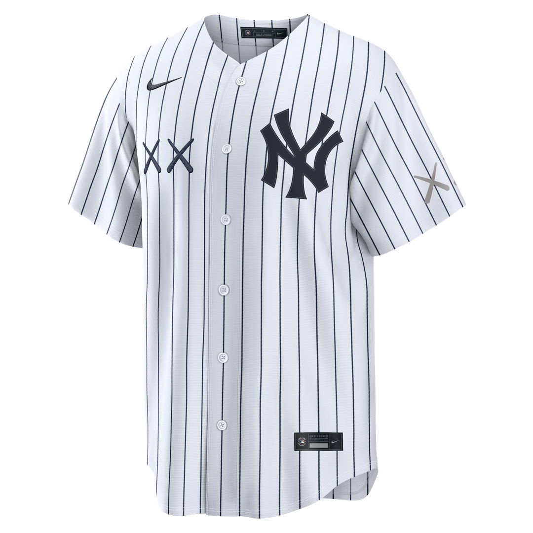 Men's New York Yankees x KAWS White Stadium Jersey