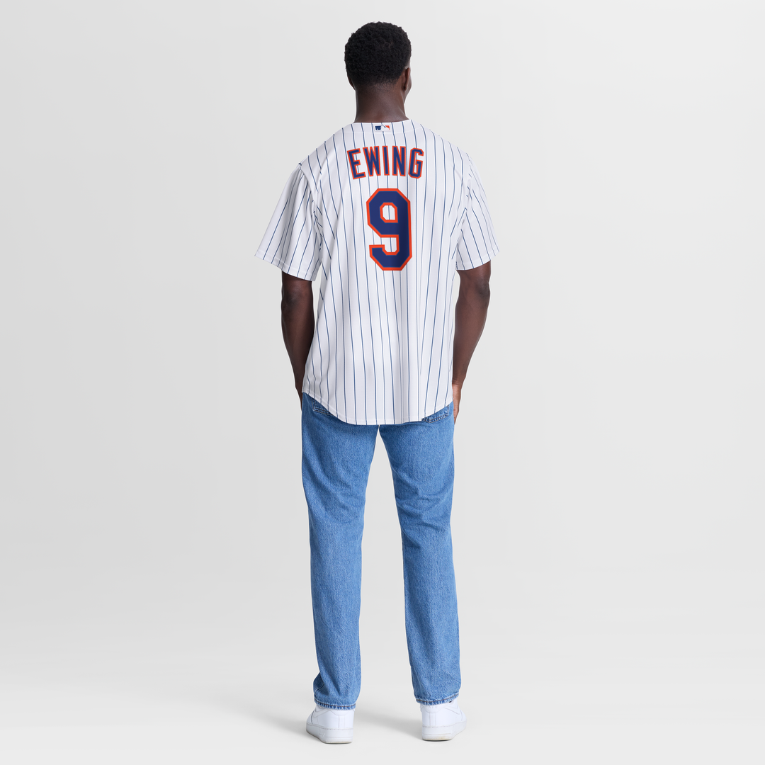 Men's New York Mets AJ Ewing White Home Replica Jersey