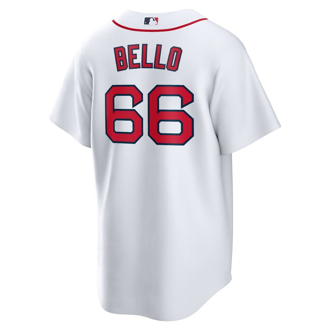 Men's Boston Red Sox Brayan Bello White Home Replica Jersey