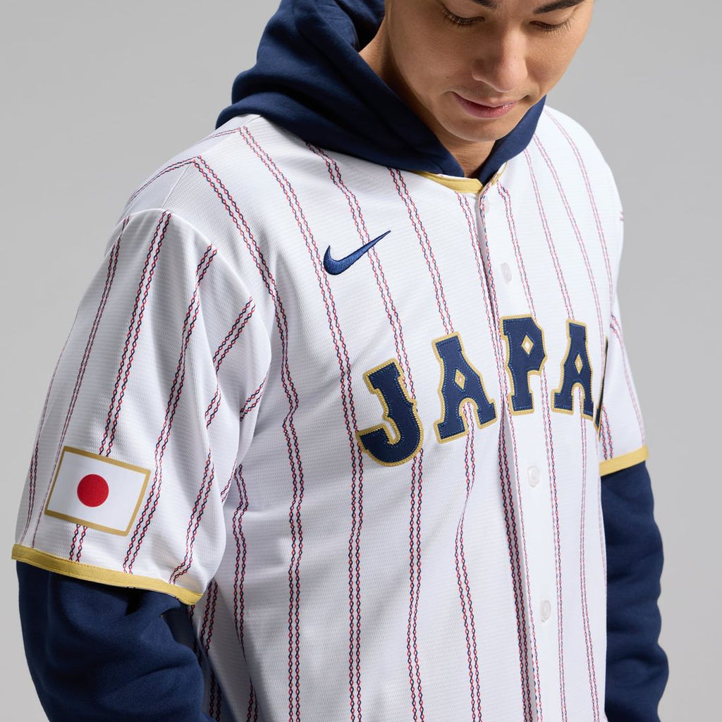 Men's Japan Baseball Yoshinobu Yamamoto White 2026 World Baseball Classic Home Stadium Jersey