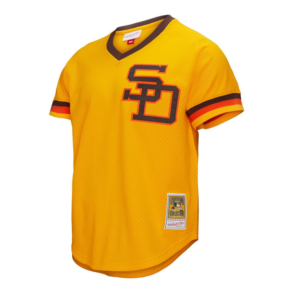 Men's San Diego Padres Tony Gwynn Gold Big & Tall Mesh Batting Practice Jersey
