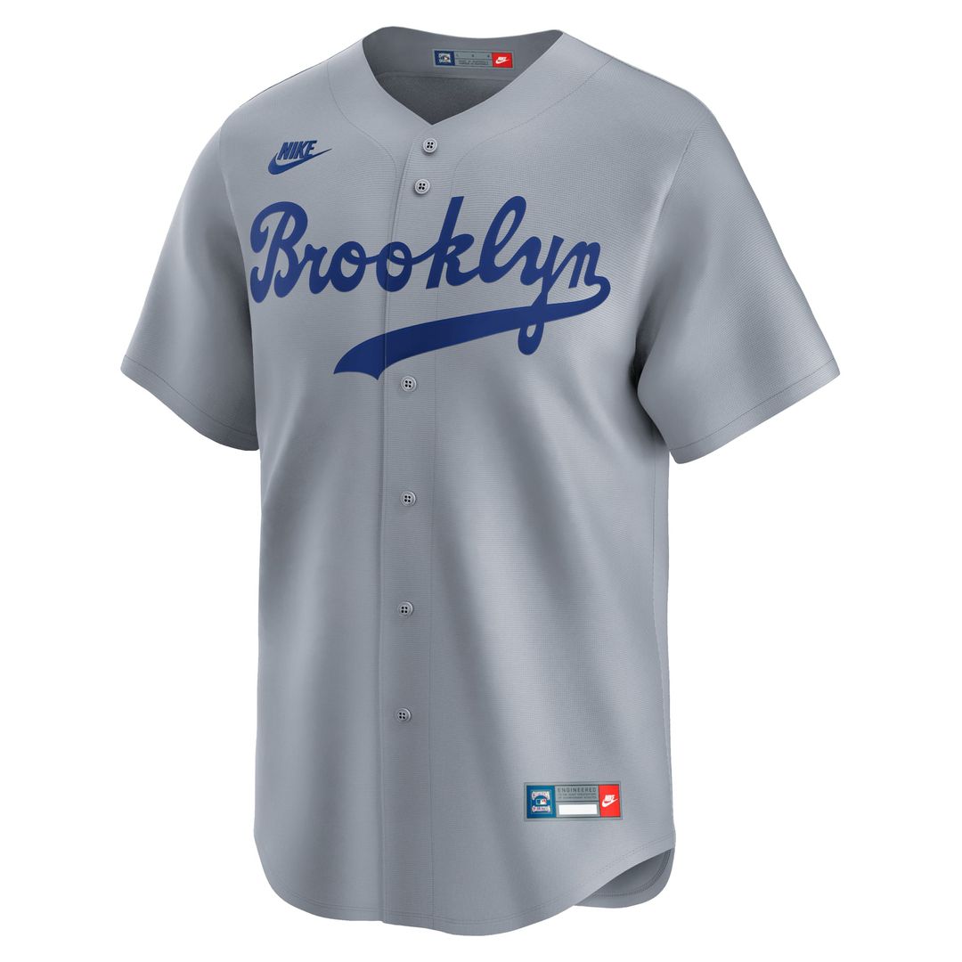 Men's Brooklyn Dodgers Gray Jersey