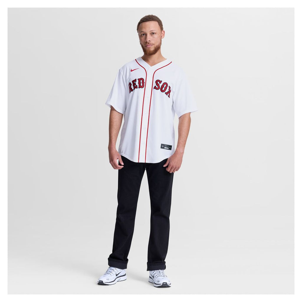 Men's Boston Red Sox Jovani Moran White Home Replica Jersey