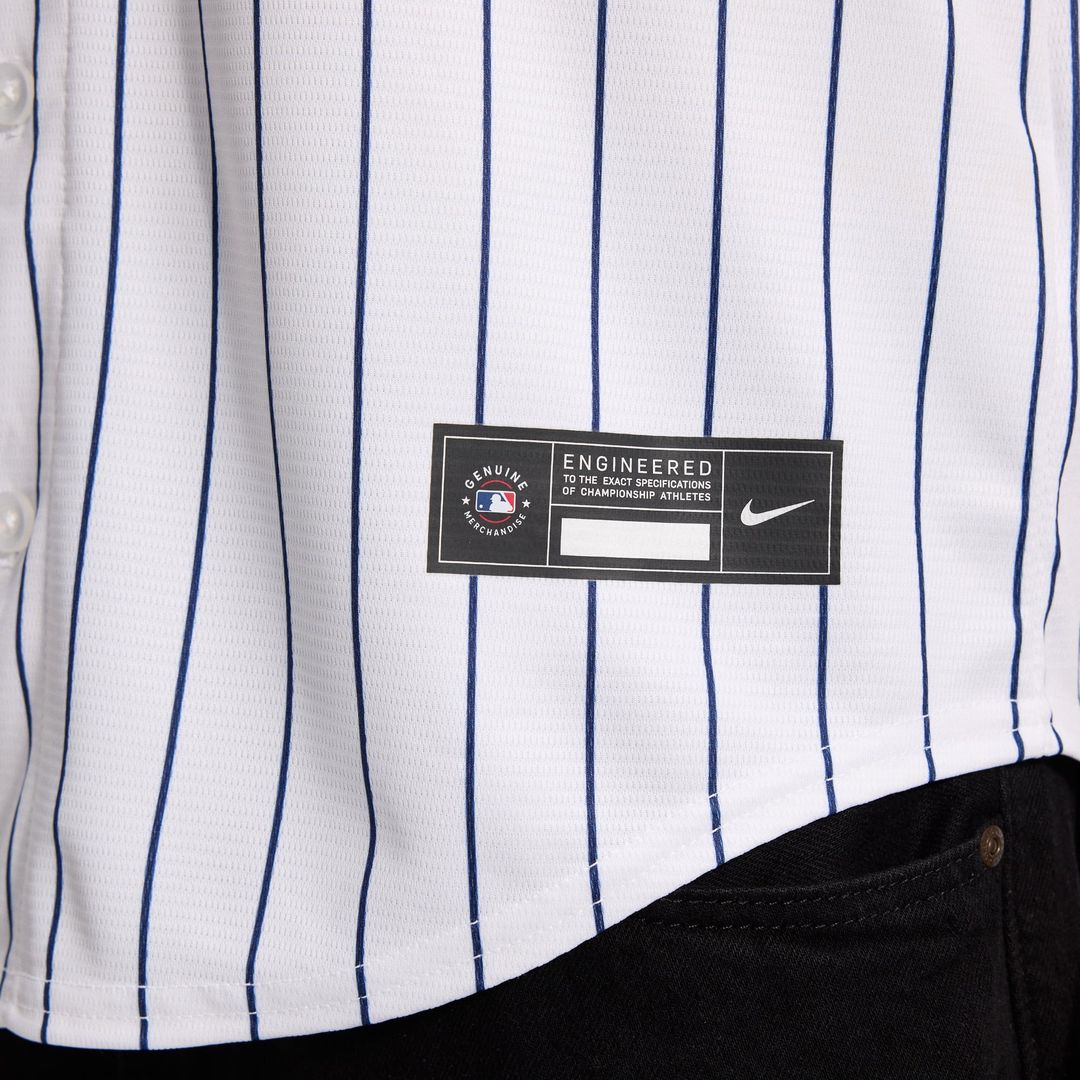 Men's New York Yankees White Home Replica Team Jersey