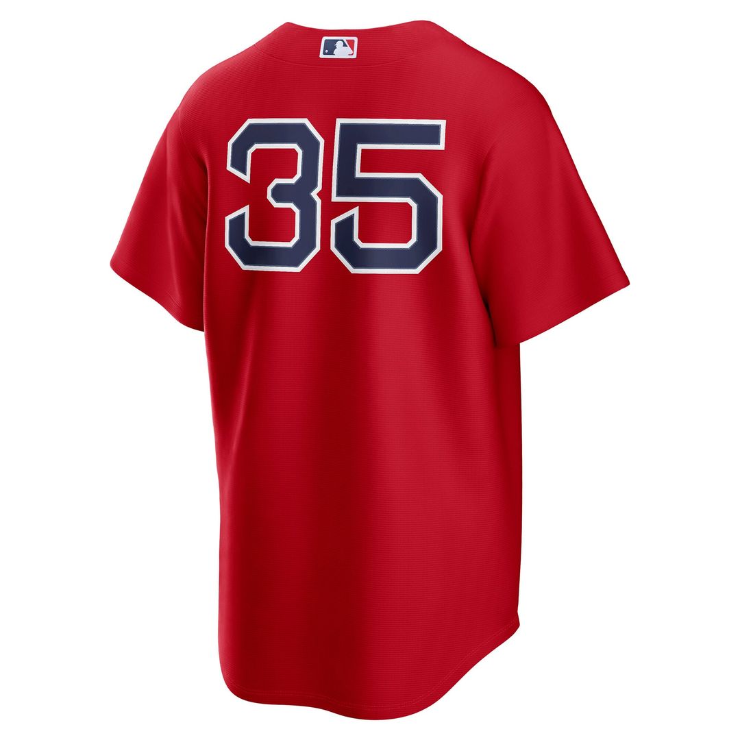 Men's Boston Red Sox Garrett Crochet Red Alternate Replica Jersey