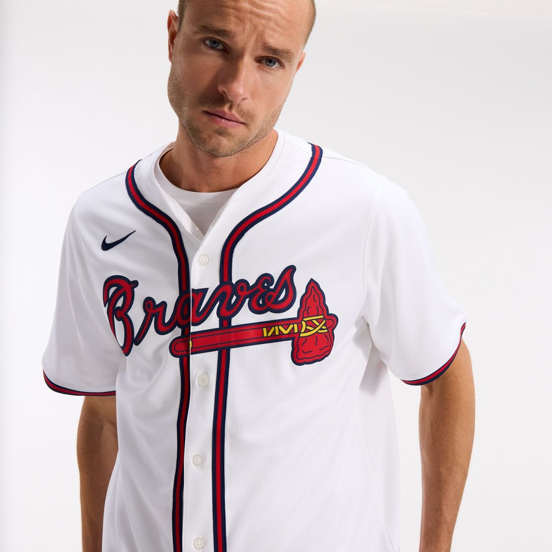 Men's Atlanta Braves White Home Jersey