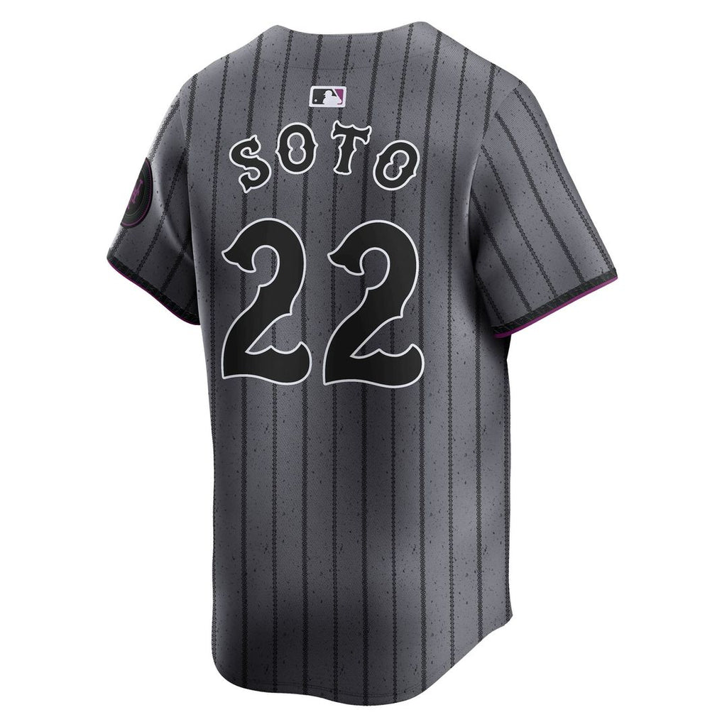 Men's New York Mets Juan Soto Gray City Connect Player Jersey