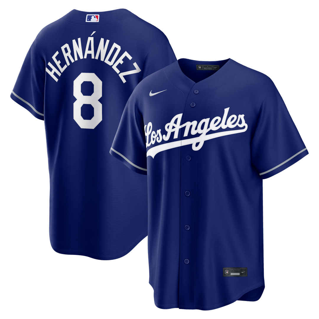 Men's Los Angeles Dodgers Enrique Hernández Royal Alternate Replica Jersey