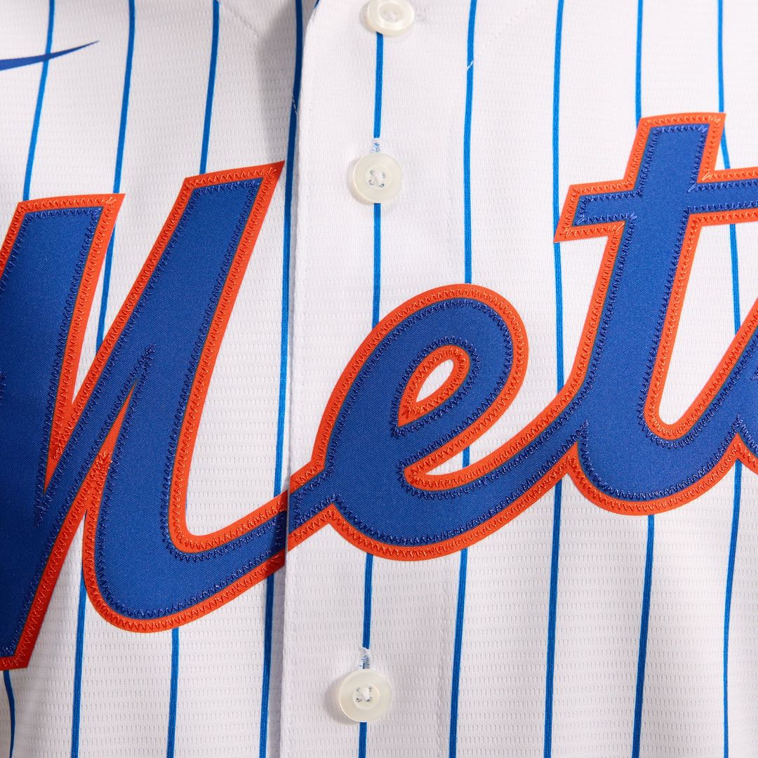 Men's New York Mets White Home Replica Player Jersey