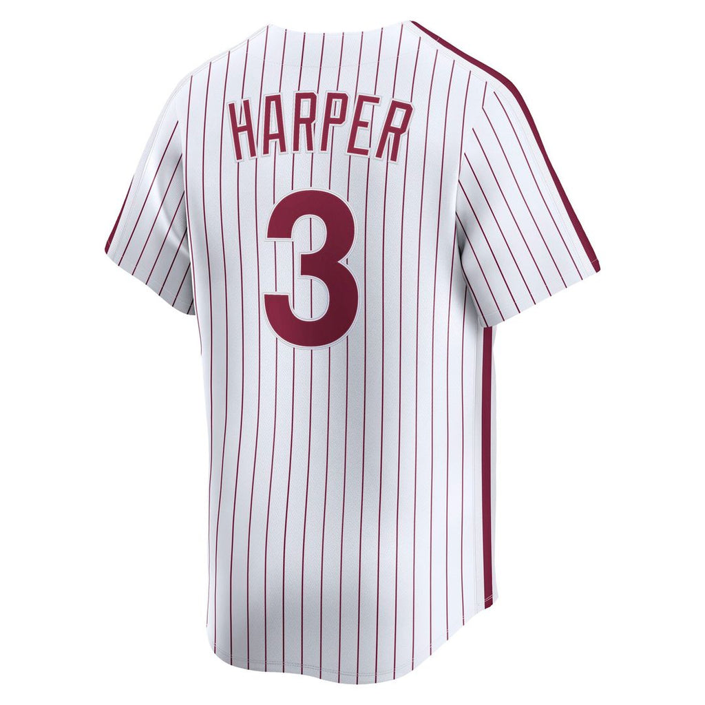 Men's Philadelphia Phillies Bryce Harper White Jersey
