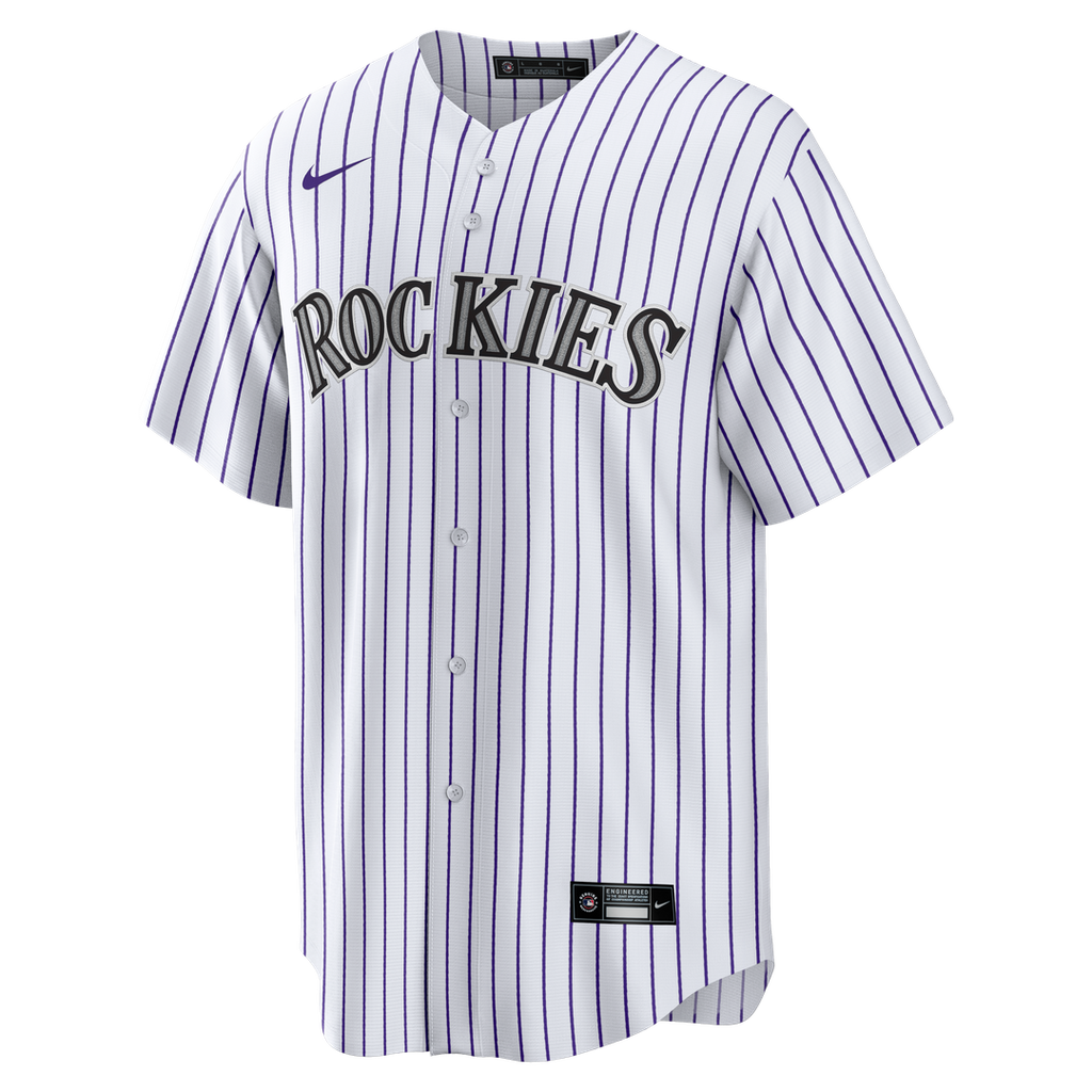 Men's Colorado Rockies Todd Helton White Home Retired Player Replica Jersey