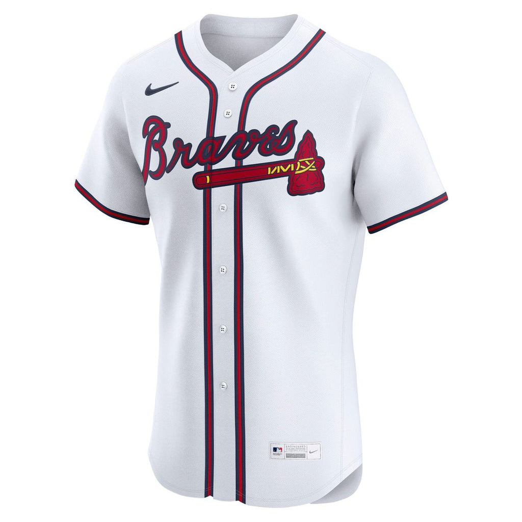 Men's Atlanta Braves Matt Olson White Home Elite Player Jersey