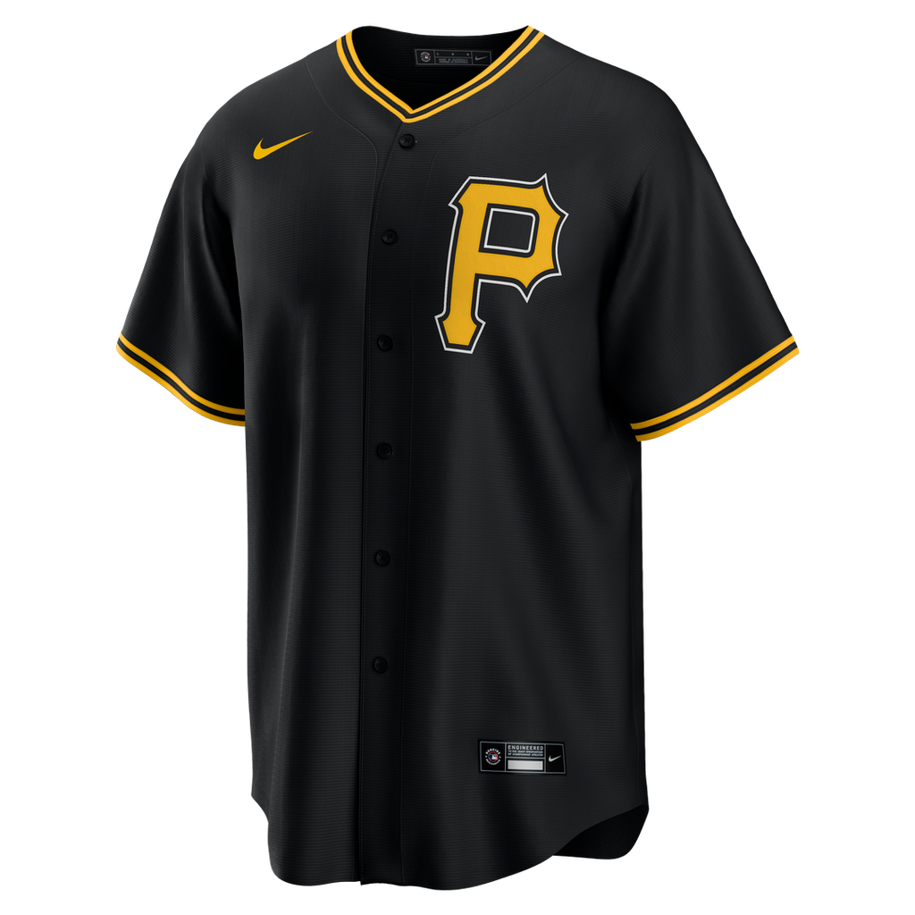 Men's Pittsburgh Pirates Black Alternate Replica Team Jersey